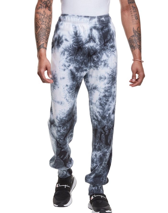 Champion Galaxy Dye Joggingbroek Heren - Wit/Zwart - Belgie 1754XUEFS